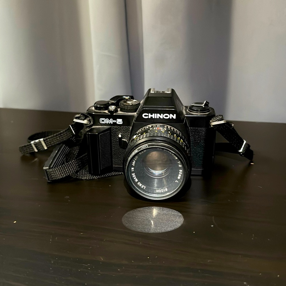 The Chinon CM-5 Film Camera